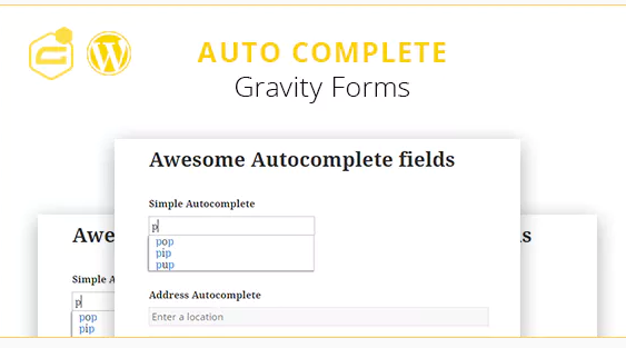 Auto complete wordpress form