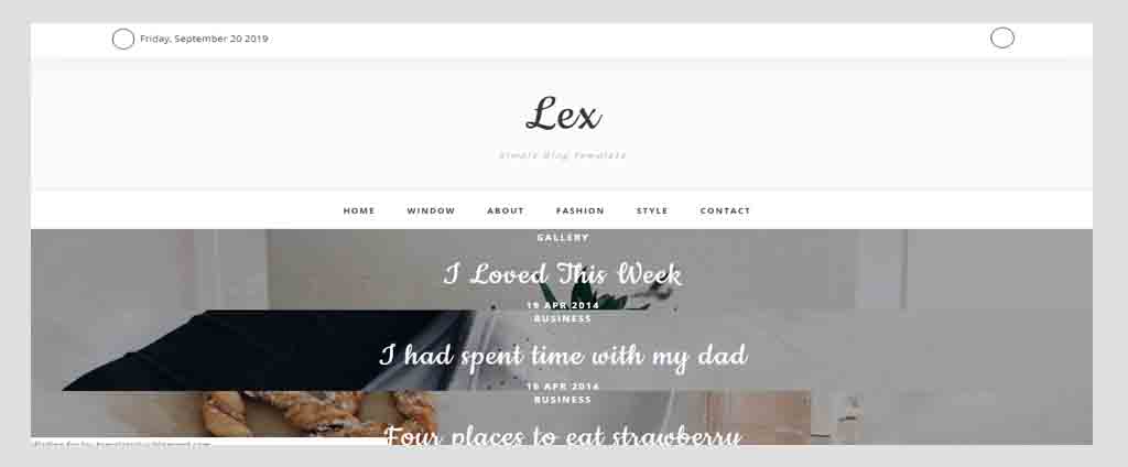 lex blogspot theme