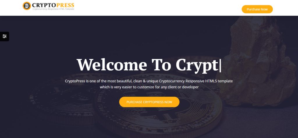 crypto press theme