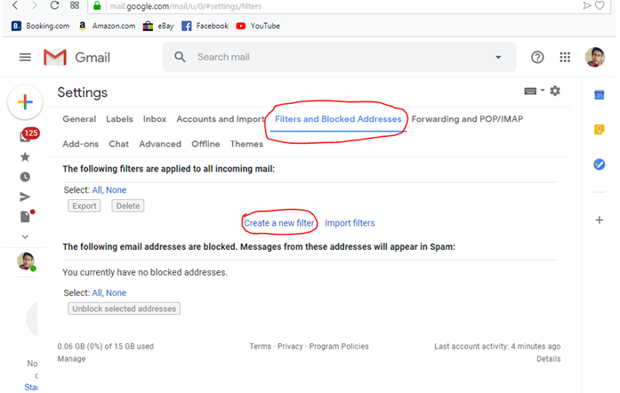 gmail unwanted mail