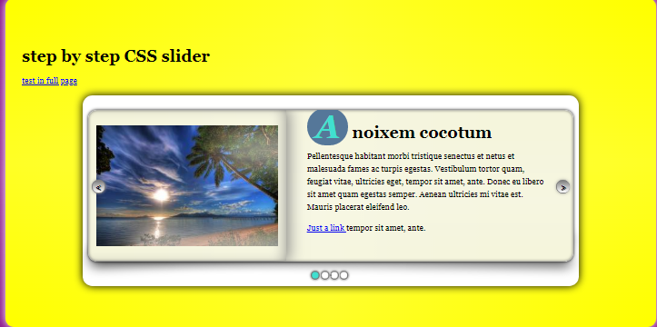 Full css slider