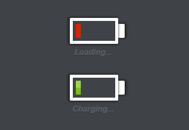 Charging Battery loading