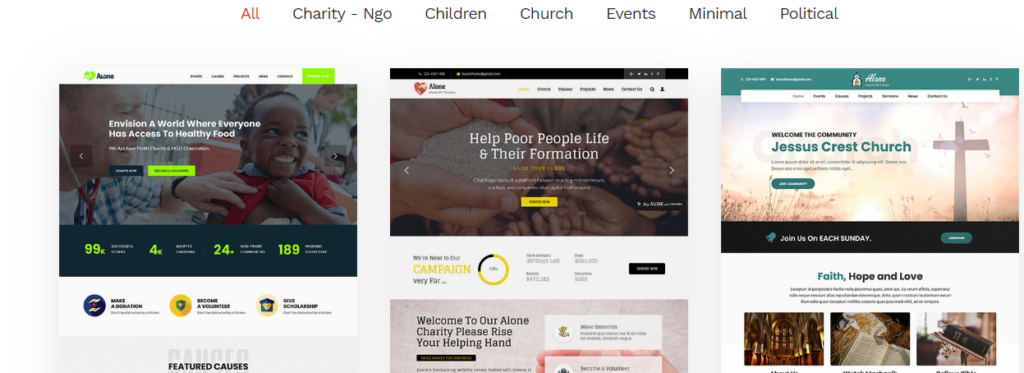 Non-Profit Charity theme