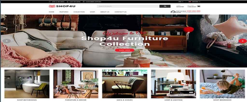 Furniture Responsive Magento Theme