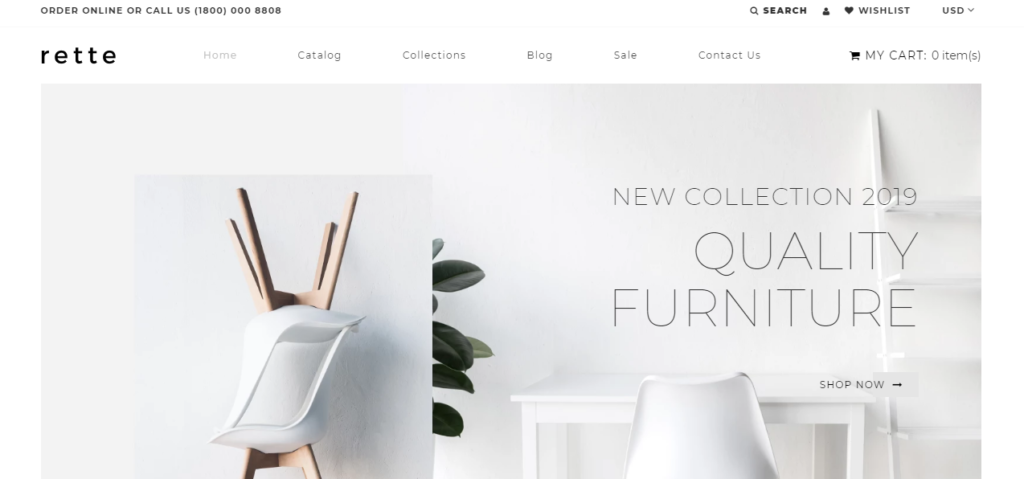 Furniture theme Shopify