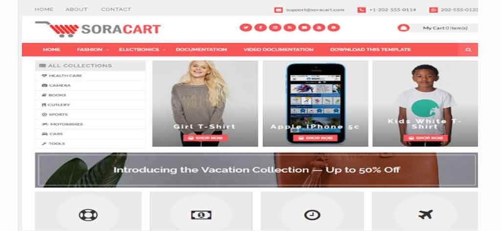 Ecomerce blogger theme