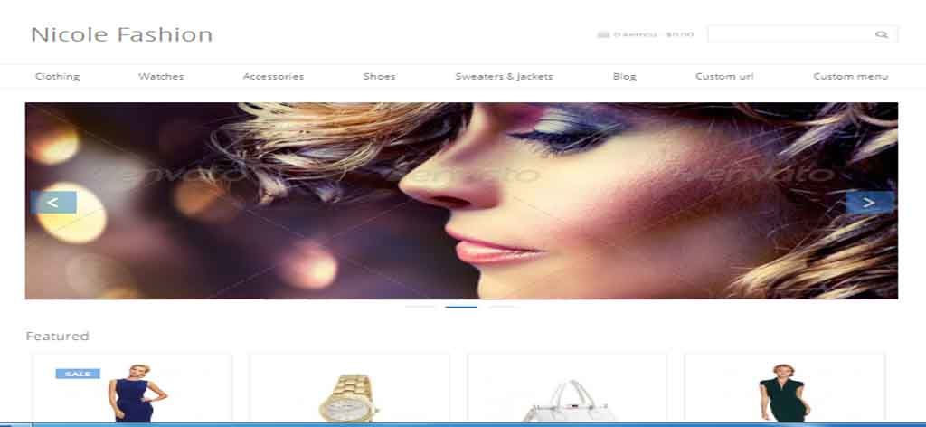 Nicole Opencart Fashion Theme