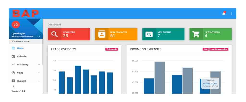 Modular Application Platform and CRM