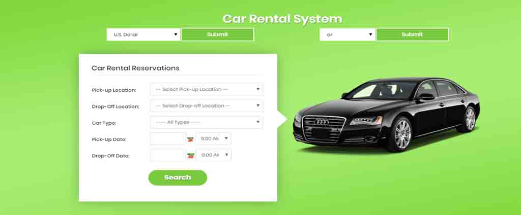 car rental booking system