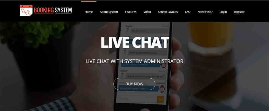 live chat appointment system