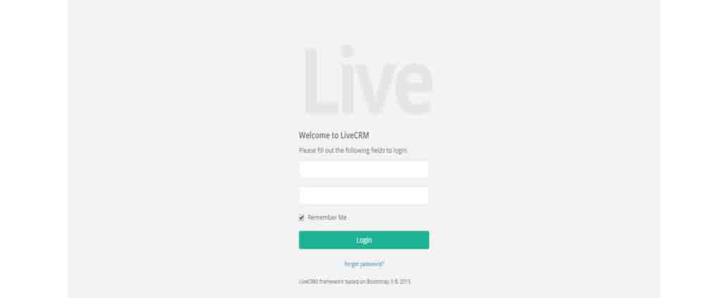 welcome live crm