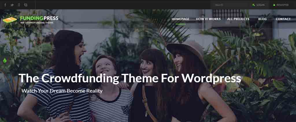 Crowdfunding WordPress Theme