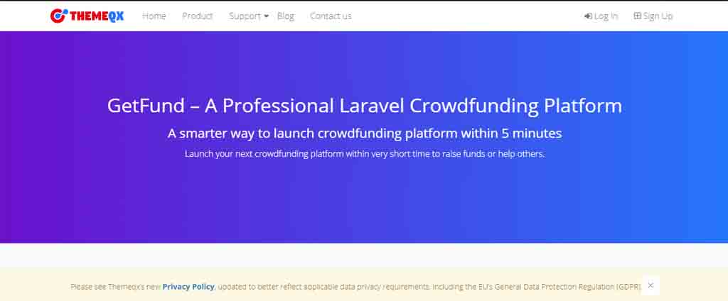 Laravel Crowdfunding Platform