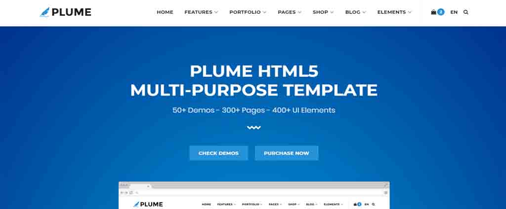 beautiful and powerful HTML5 template