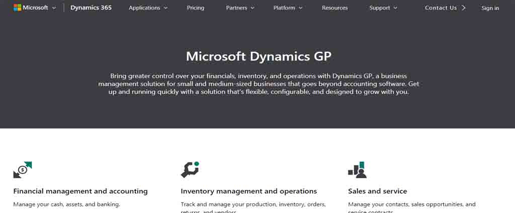 microsoft dynamics