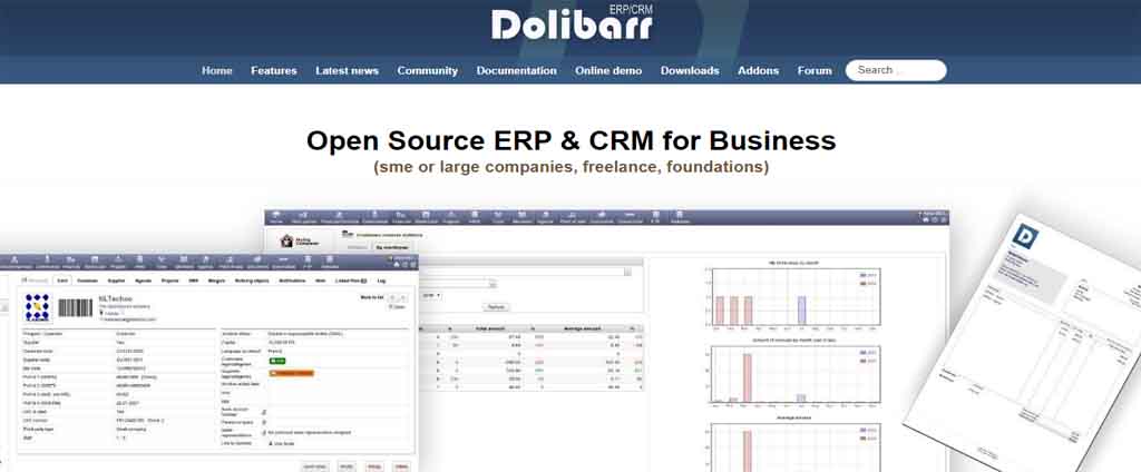 opensource erp comes up with crm