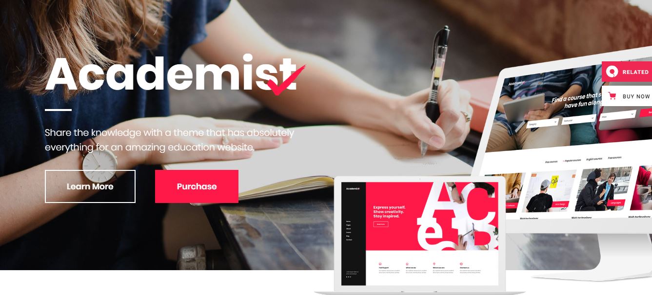 Academist wordpress theme