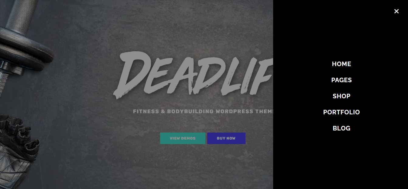 Deadlift wordpress theme