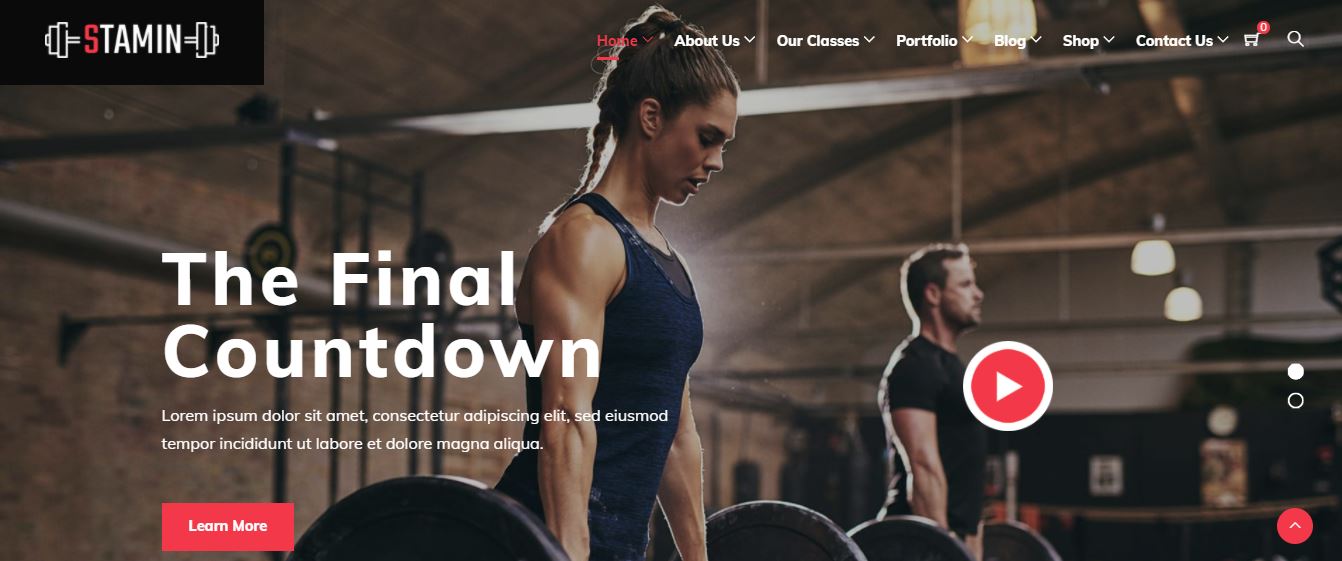 Fitness and Gym WordPress Theme