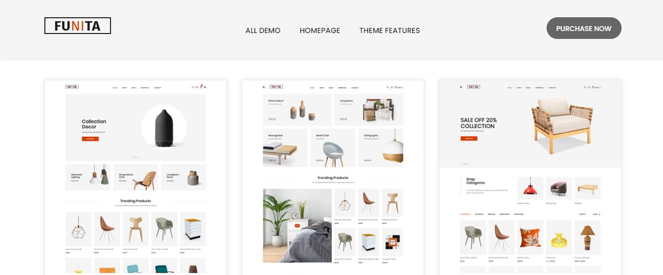 Funita - Multi Vendor WooCommerce Furniture Theme