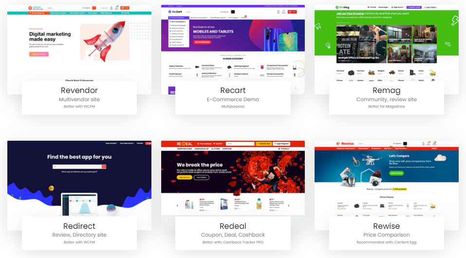 REHub - Price Comparison, Multi Vendor Marketplace, Affiliate Marketing, Community Theme