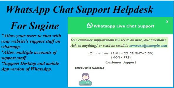 WhatsApp Chat Support Helpdesk